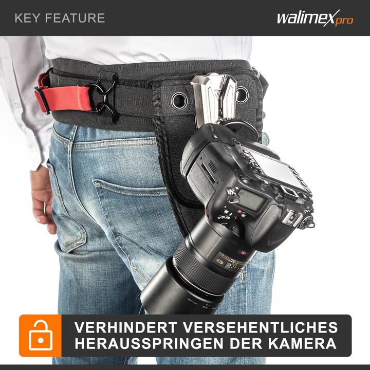 Productafbeelding Walimex pro camera heupriem met 2x V-Dock Argus (Buikriem)
