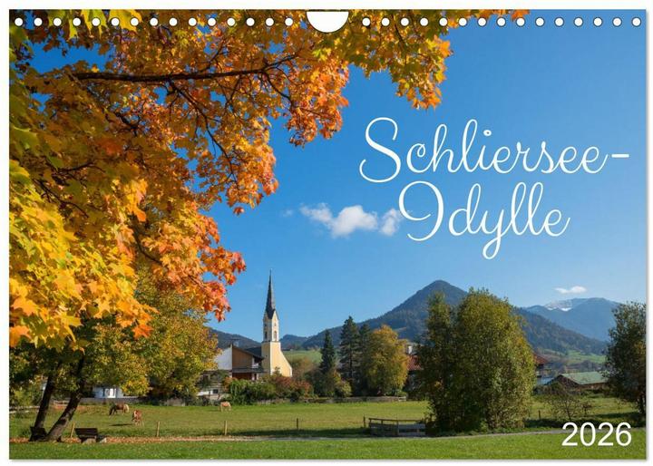 Produktbild Schliersee-Idylle (Wandkalender 2026 DIN A4 quer), Monatskalender (A4, Deutsch)