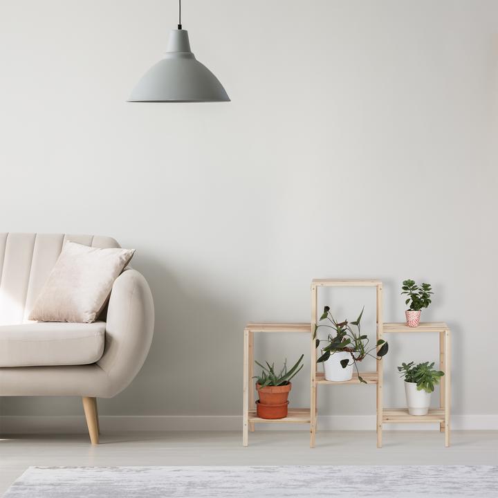 Actual product image Relaxdays Flower Ladder Rack