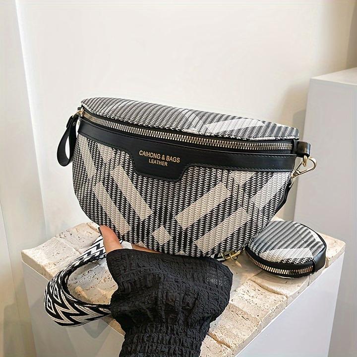 Only-Bags.Store Chic Fashion Crossbody Bag - Vielseitige Gürtel- und Brusttasche mit grosser Kapazität, langlebiges
