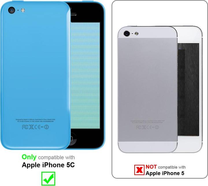 Image du produit Cadorabo Couverture look jeans Book (Apple iPhone 5c)