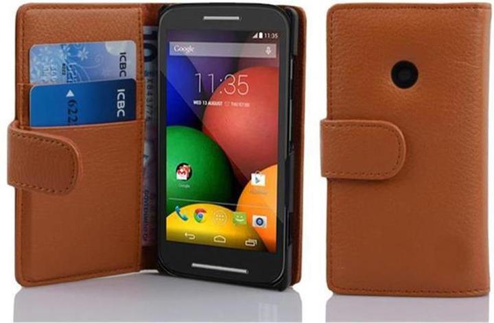 Actual product image Cadorabo Book with structure cover (Motorola Moto E)