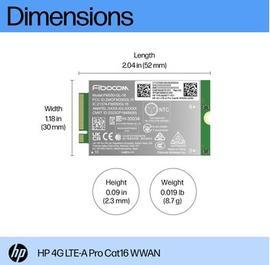Actual product image HP 4G LTE-Advanced Pro WWAN for G11