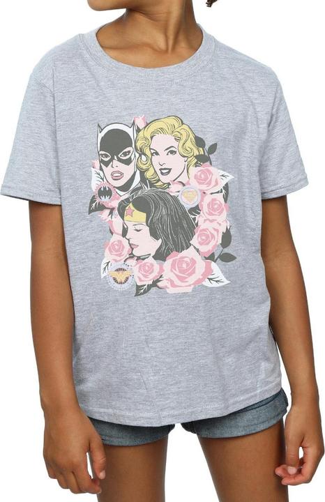 Image du produit - T-shirt SUPER POWERS FLORAL FRAME - Fille (128)