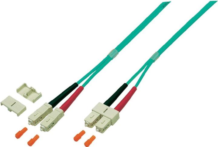 Actual product image EFB Elektronik Duplex Jumper SC/SC 50/125µ,3 Meter, ECOFIBER, OM3+,LSZH (LSOH, CAT7, 3 m)