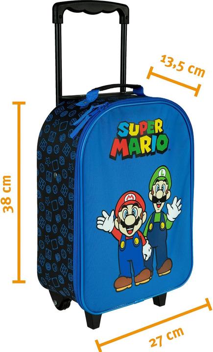 Actual product image Undercover Kinder-Reisekoffer Super Mario 13 l (13 l, Hand luggage (up to 50 litres))