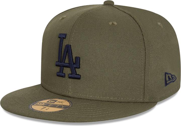 Produktbild New Era 59Fifty Fitted Cap Los Angeles Dodgers oliv - 7 1/4 (7 1/4)
