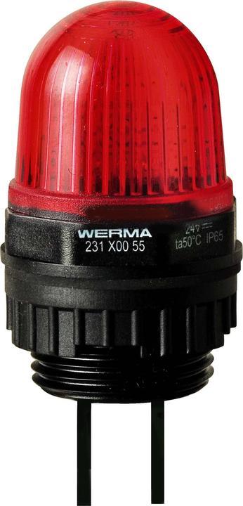 Werma Warnleuchte LED 24V rot