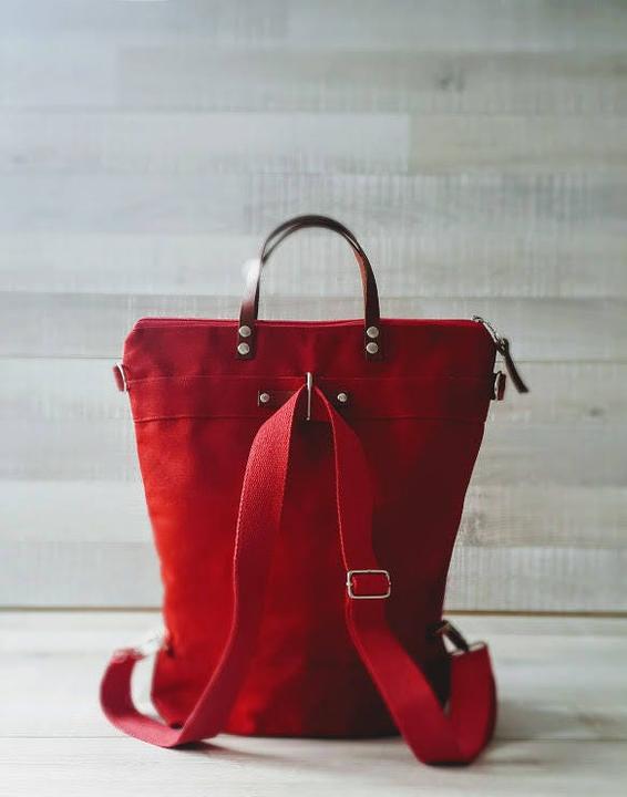 Image du produit Only-Bags.Store Sac à dos en toile cirée, sac à dos cabriolet, sac à couches, sac A3 en toile cirée