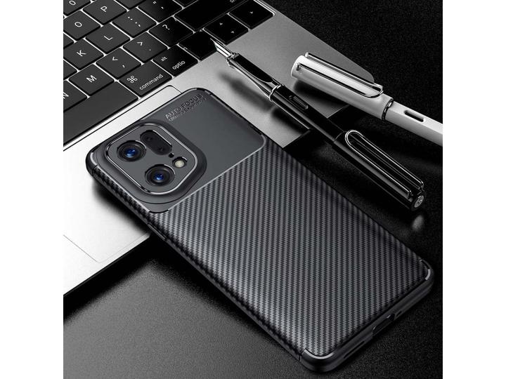Image du produit Screenguard Oppo Find X5 Pro Housse Design carbone TPU Case (Oppo Find X5 Pro)