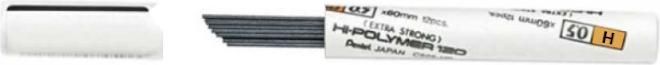 Immagine prodotto Pentel Conduttori a matita Hi-Polymer 120 (Mine di ricambio, Grafite, 0.50 mm)