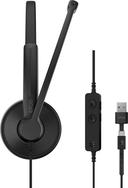 Actual product image EPOS IMPACT 100 UC STEREO USB-C+A (Cable, USB-A)
