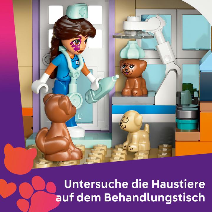 Actual product image LEGO Tierarztpraxis für Pferde und Haustiere (42651, LEGO Friends)