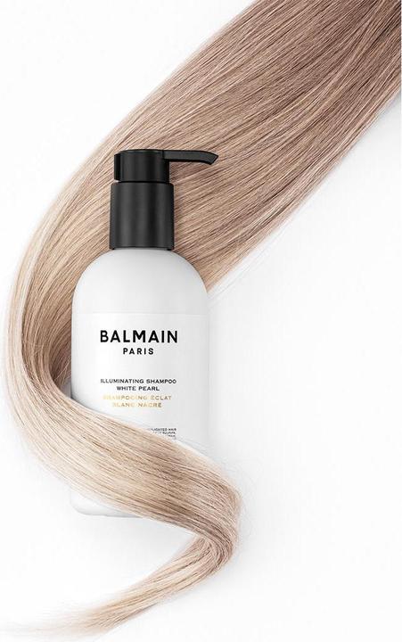 Image du produit Balmain Shampooing illuminateur White Pearl, non-professionnel, shampooing, blond, blond, gris, 300 ml (300 ml, Shampoing liquide)
