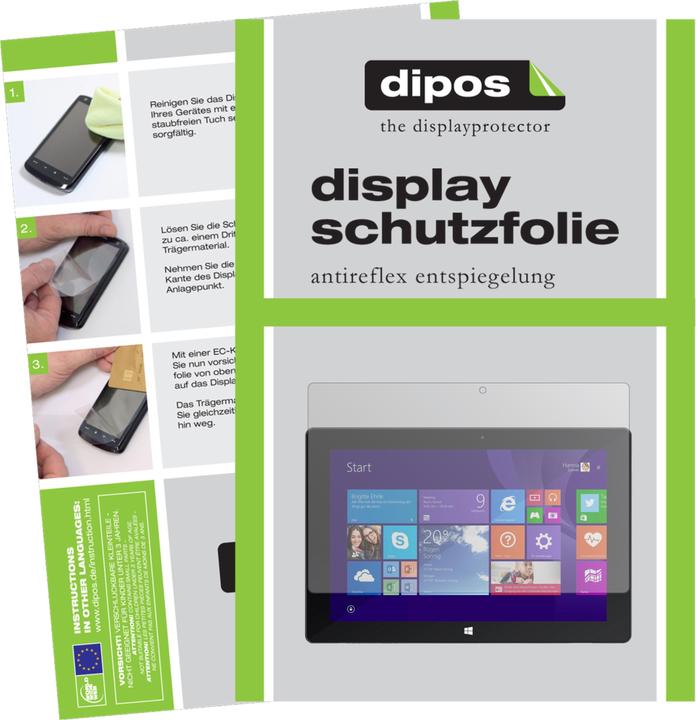 Produktbild Dipos Displayschutzfolie Antireflex (2 Stück, Surftab Wintron 10.1)