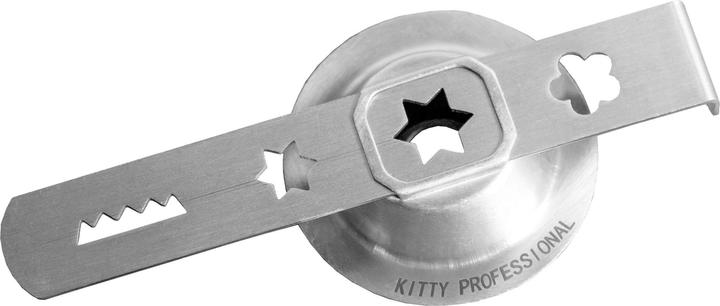 Kitty Professional Profi-Fleischwolf "Schredder" - Edelstahl-Fleischwolf inkl. Lochsche...
