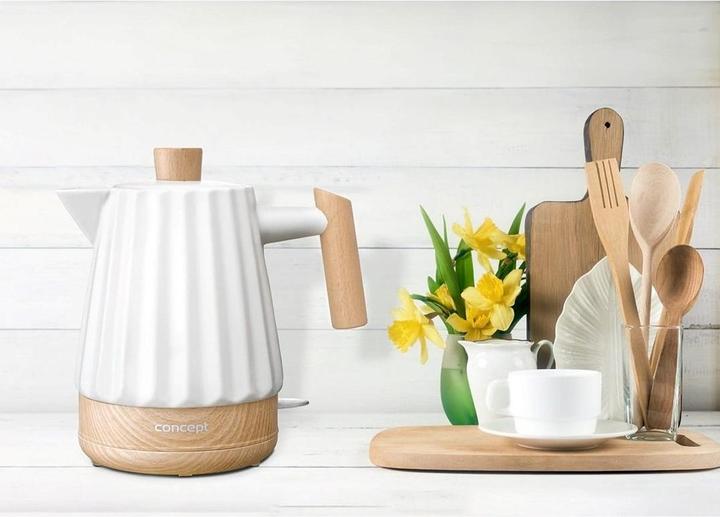 Produktbild Concept Czajnik elektryczny ceramiczny RK0090 biały (1.50 l)
