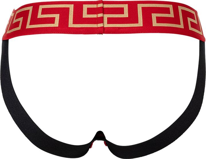 Image du produit Versace Underpants Jock Strap Jersey Topeka Bi-Stretch Cotton Organic New Logo (M, Une unité par pack)