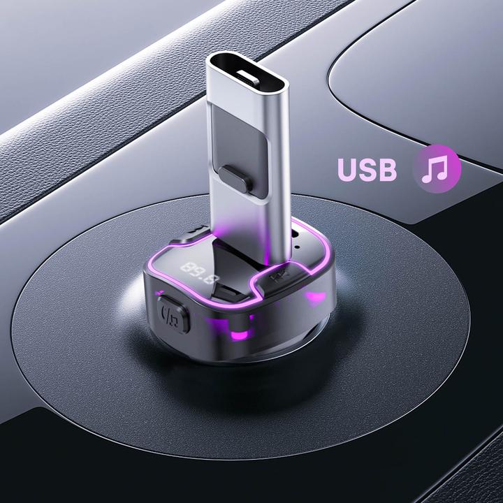 Actual product image xO transmiter FM BCC12 Bluetooth MP3 car charger 3,1A black