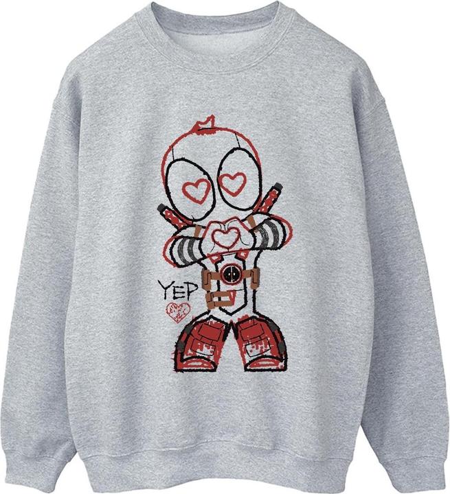 Produktbild Deadpool Love Beam Line Sweatshirt (M)