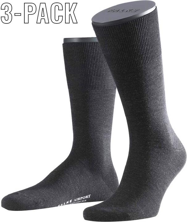 Falke 3-Pack Airport anthracite