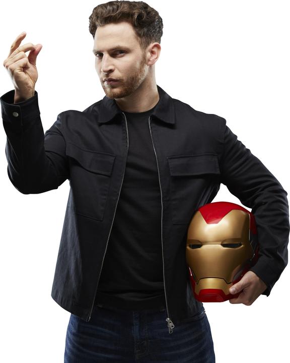 Actual product image Hasbro Avengers: Endgame Marvel Legends Electronic Helmet Iron Man Brand LXXXV