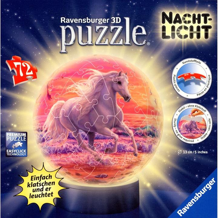 Image du produit Ravensburger Chevaux sur la plage (72 pièces)