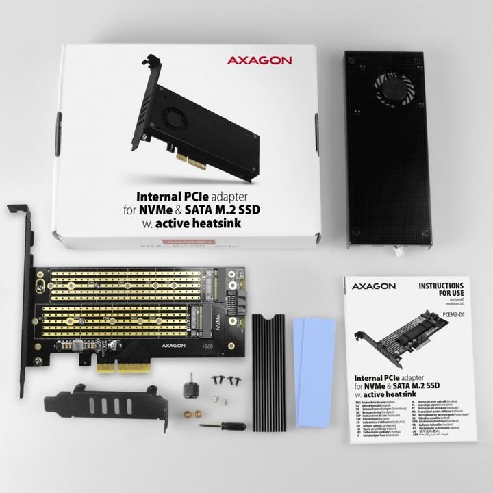 Actual product image Axagon PCEM2-DC
