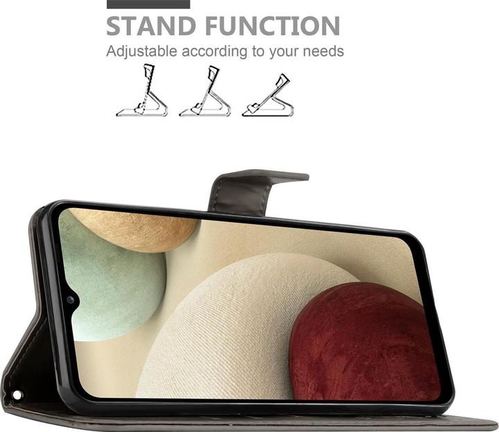 Actual product image Cadorabo Flower Book Cover (Samsung Galaxy M12, Samsung Galaxy A12)