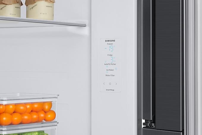 Produktbild Samsung RH6ACG892DB1EG (edelstahl (dunkel), Food Showcase T?r, AI Energy Mode, Smart Conversion, Festwassera (645 l)