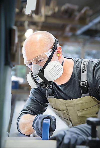 Image du produit L+D Demi-masque X-plore® 3300, corps du masque en TPE souple, taille M. (Pas de classe de protection officielle, 1 x)