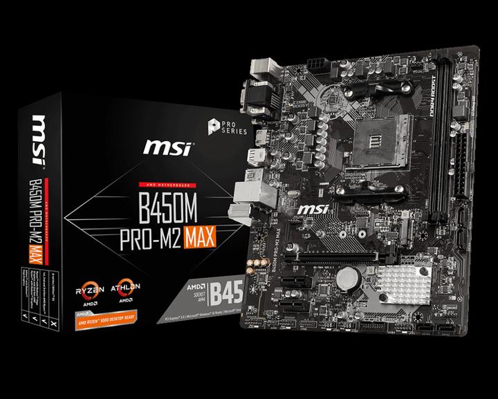 Produktbild MSI B450M Pro-M2 Max (AM4, AMD B450, mATX)
