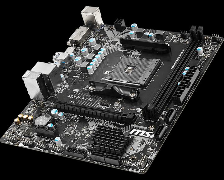 Actual product image MSI A320M-A Pro (AM4, AMD A320, mATX)