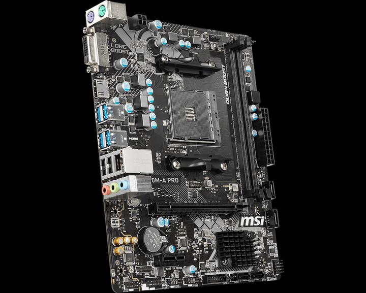 Actual product image MSI A320M-A Pro (AM4, AMD A320, mATX)