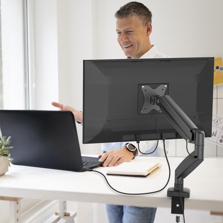 Produktbild j5Create JTSA101-N, Klemme/Durchführung, 8 kg, 43,2 cm (17"), 81,3 cm (32"), 100 x 100 mm (32")
