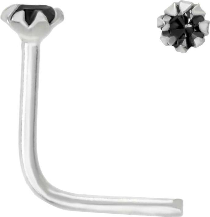 Actual product image Bijouteria Nose piercing (Crystal, Silver 925)