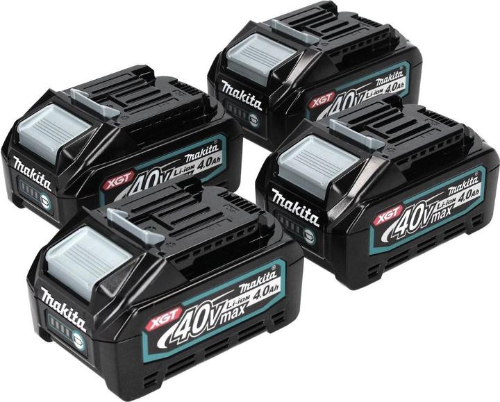 Image du produit Makita Set de batteries: 4x BL4040 Batteries 4,0 Ah 40V max. - XGT Li-Ion - Classe de protection (40 V)
