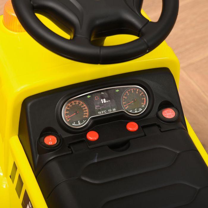 Produktbild Swisshandel24 Sitzbagger Rutscherauto mit Kippen Eimer und Schaufel für Baby 18-36 Monaten Metall PP-Kunststoff Ge