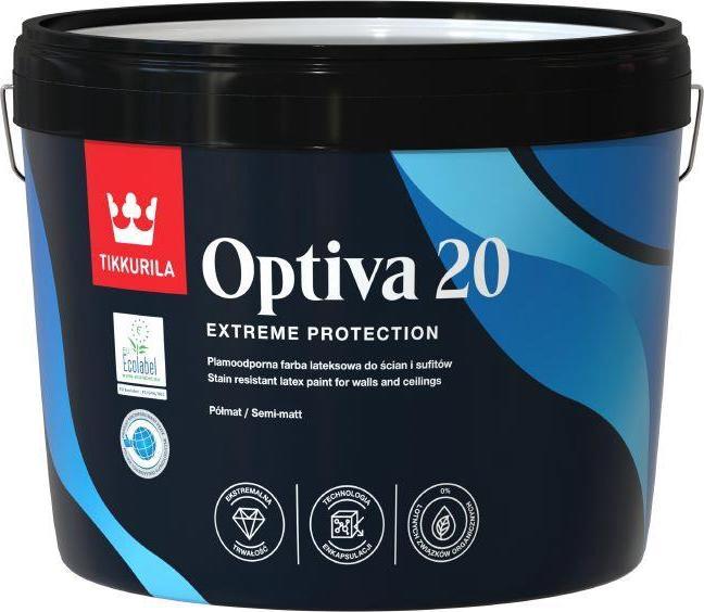 Produktbild Tikkurila Paints Optiva Semi Mat 20 Ba 9l (Weiss)