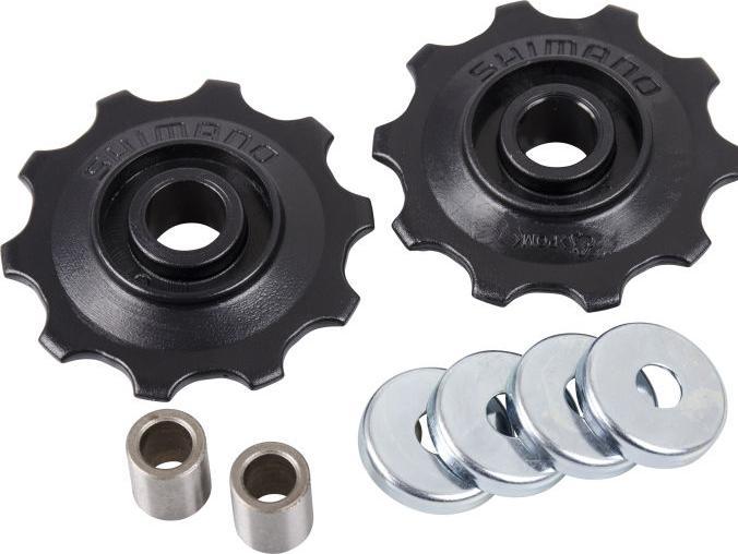 Actual product image Shimano Tourney guide + tensioner pulley set of 10 pairs