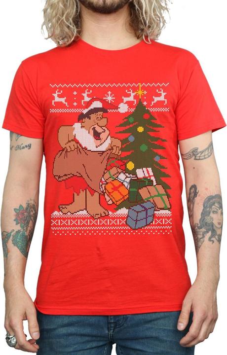 Produktbild The Flintstones Christmas Fair Isle TShirt (3XL)