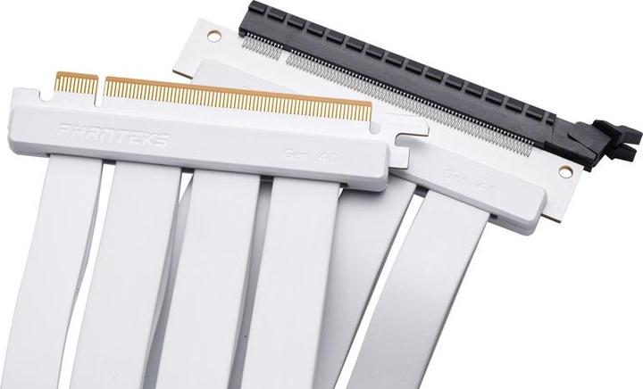 Productafbeelding Phanteks PCI-E 4.0 x16 riser lintkabel, 90 graden, 22cm - wit