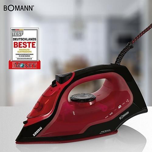 Productafbeelding Bomann DB6035CB zwart / rood (2200 W)