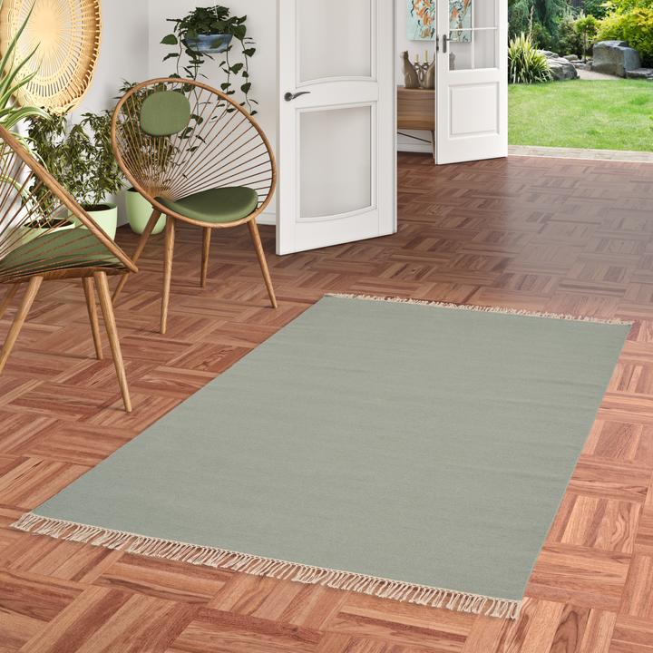 Produktbild Pergamon Wolle Natur Teppich Kelim Mila (120 x 180 cm)