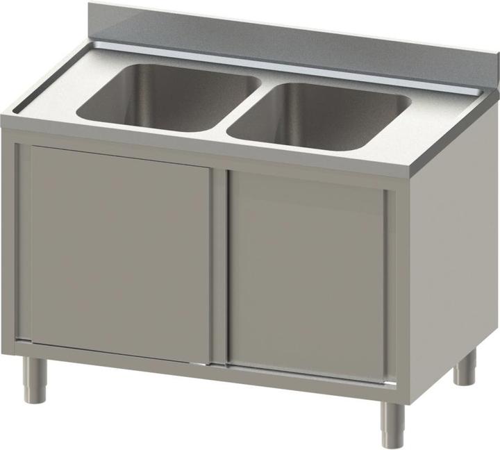 Actual product image Gastro Hero Sink cabinet Eco with basin (70 cm, 120 cm)