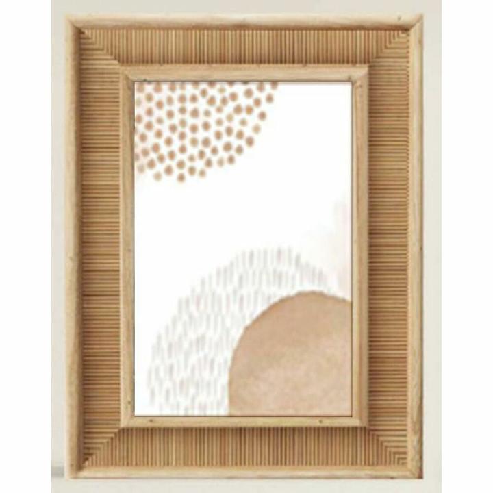 Image du produit DKD Home Decor Fotorahmen natürlich Holz Holz MDF 19 x 1,5 x 24 cm (10 x 15 cm)