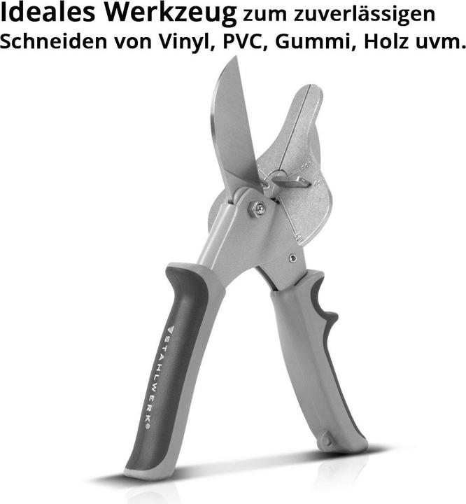 Produktbild Stahlwerk Gehrungsschneider | Gehrungsschere Einstellbare Winkel 30° | 45° | 90° (14490 mm)