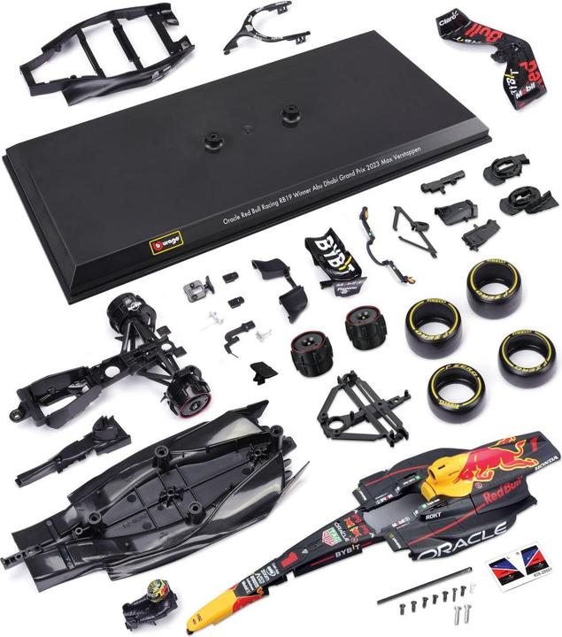 Immagine prodotto Bburago Red Bull F1 RB19 1/24 Kit Verstappen 2024
