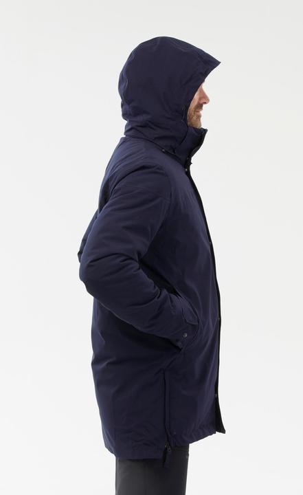 Produktbild Quechua Parka Winterjacke Herren warm bis -10 °C wasserdicht Winterwandern - SH500 blau (XL)