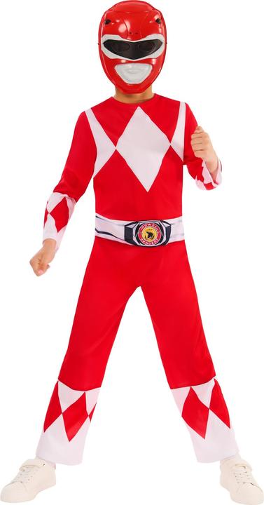 Power Rangers Childrens/Kids Red Power Ranger Costume (128)